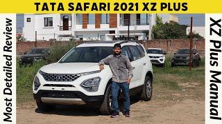 Tata Safari 2021 XZ plus Manual Most Detailed Review, Features, Prices and Specs