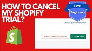 How to cancel my Shopify Trial | Beginners Guide