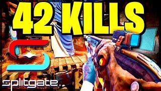 42 KILL SPLITGATE RANKED WIN!! MY *NEW* RANKED PR!!! (Splitgate Gameplay)