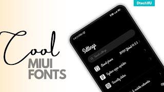 14 Cool MIUI Fonts for Xiaomi, Poco | Best MIUI Fonts