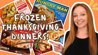 I Tried A Bunch Of Frozen Thanksgiving Dinners! Which one is the best?