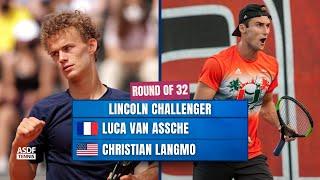 Luca Van Assche vs Christian Langmo August 6, 2024 (Lincoln Challenger)