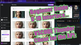 D-ID Studio and getting started Guide for the API Thunder Client to create AI videos...