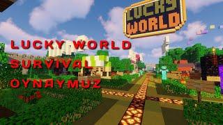 MINECRAFT/LuckyWorld SERVERIDA SURVIVAL/UZBEKCHA LET'S PLAY