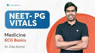 NEET PG 2024 | Medicine: ECG Basics | Dr. Dilip Kumar