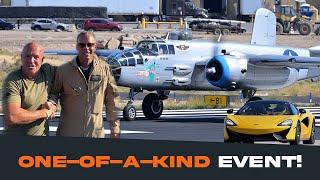 Drag Racing Cars Down a Runway! Wings and Wheels 2024 Spanish Fork Utah