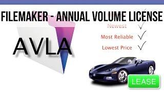 FileMaker's Annual Volume License Program (AVLA)