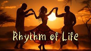 Rhythm of Life  Djembe and other Energetic African Drums  Spiritual Shaman Tribal Dance Music