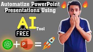 Free best AI tool to automatize PowerPoint Presentations | Appealing PPT || ppt ai bot | ChatGPT #ai