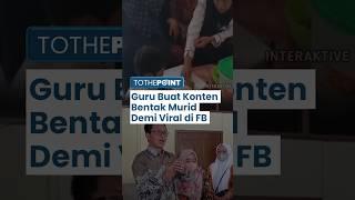 VIRAL Oknum Guru di Bengkulu Selatan Bentak Murid saat Mengajar Demi Kebutuhan Konten Facebook Pro