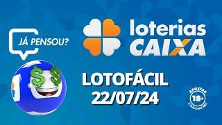 Lotofácil - Concurso no 3161 - 22/07/2024