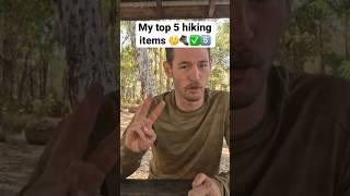 My Top 5 hiking itemsFull Video on channel. #hiking #gearlist #explore #trekking #top5 #adventure