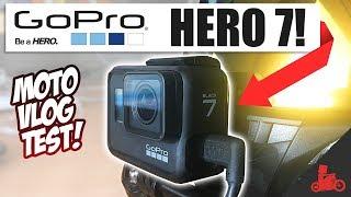 GoPro Hero 7 Black MOTOVLOG! Unboxing + Ride Test!