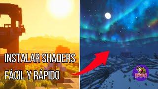 🟣 COMO INSTALAR SHADERS PARA MINECRAFT JAVA FÁCIL  | 1.19.4🟣