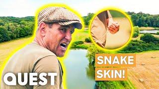 Vinnie Jones INTRIGUED By Grass Snake Skin Discovery! | Vinnie Jones In The Country