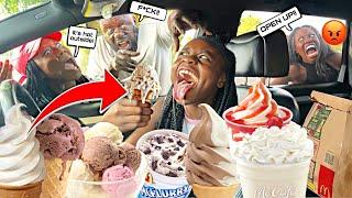 LOCKING MY FAMILY OUT THE CAR AND LETTING THEIR ICE CREAM MELT.. ((MUST WATCH))