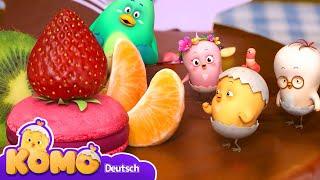 Einen Kuchen betrachten + Más episodios | Komo ist neugierig | Kinderanimationen