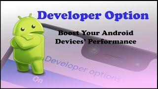 Developer Option : Boost your Android Devices' Performance