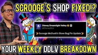 Scrooge's Shop is FIXED!? | Your Weekly DDLV Breakdown! | Disney Dreamlight Valley