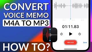How to Convert iPhone Voice Recording to MP3 Without iTunes I Convert iPhone M4A to MP3 on iPhone