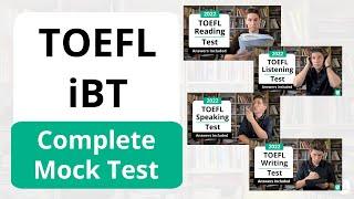 TOEFL iBT Complete Mock Test with Answers (TST Prep Test #12)