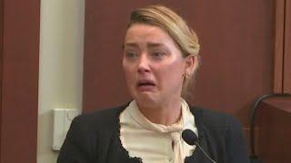 Amber Heard on the stand in Johnny Depp lawsuit