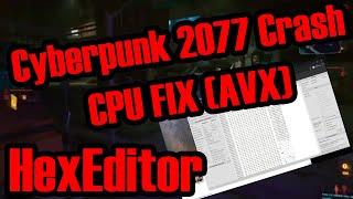 Cyberpunk 2077 AVX FIX - CPU FIX (AVX) - SUBSCRIBE PLEASE