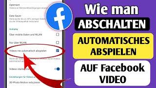 So deaktivieren Sie die automatische Wiedergabe von Videos auf Facebook (schnell und einfach)