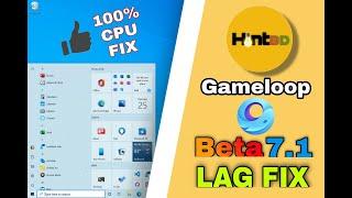 Gameloop 7.1 beta version lag fix