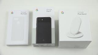 Google Pixel 3 and Google Pixel Stand Unboxing (Wireless Fast Charger)