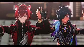 【Genshin Impact MMD: Zhongli x Tartaglia x Diluc x Alhaithem x Kaveh x Ayato x Kaeya】Overdose