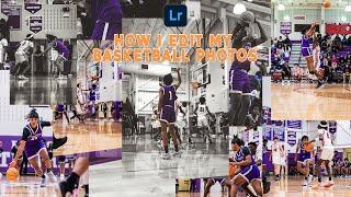 How I Edit My Basketball Photos In Lightroom | Start To Finish | 2024