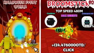 Halloween Event World | BroomStick - Cauldron Pet & Race Clicker Roblox #80