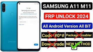 Samsung Galaxy M11/A11 Frp Bypass | Samsung M11 Frp Bypass 2024 | Samsung galaxy A11 Frp Bypass 2024