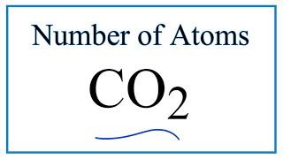 Number of Atoms in  CO2 (Carbon dioxide)