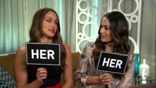 The Bella Twins Play Brie or Nikki Game