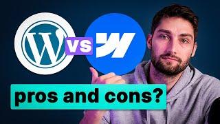 Webflow vs. Wordpress in 2 Minutes! Which Is Better For SaaS? - Best Website Builder Comparison 2024