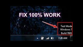 How to remove Windows 7 Test Mode Build 7601 100% Work.