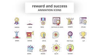 Reward & Success - Animation Icons | Elements - Envato elements