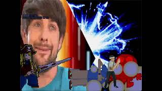 MUGEN Fight - Anthony Padilla, Ian Hecox, & Billy Mays vs. Matt, Two, & Buddy Armstrong