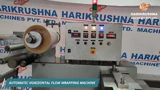 Automatic Horizontal Flow Wrapping Machine | Flow Wrapper | Harikrushna Machines Pvt. Ltd.