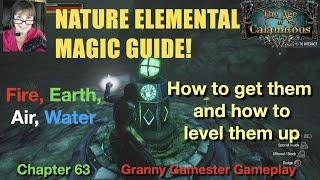 Nature Elemental Magic Guide Air, Fire, Earth, Water How to get them! Age of Calamitous  Chapter 63