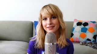 HAYLEY WILLIAMS DOES ASMR FOR 4 MINUTES  WHISPERING, NAIL TAPPING, CRUNCHING, UNBOXING