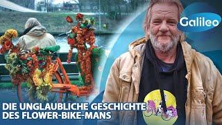 Ein Symbol für Liebe, Hoffnung & Stärke! Warren Gregory verzaubert Amsterdam mit seinen Blumenrädern