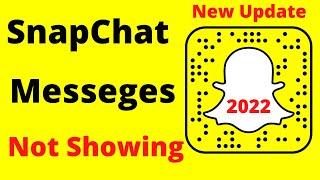 Snapchat Messages not Showing Up | How to Fix Snapchat Messages not Showing