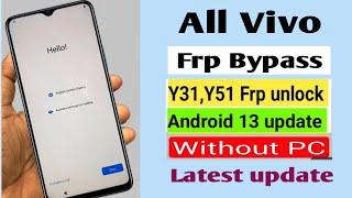 Vivo Y31/Y51 Frp Bypass | How to Bypass Google Account on Vivo y31/51 without pc