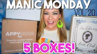 Manic Monday Vol.20 | 5 Subscription Boxes 2024 + Coupon Codes | THE BOXES ARE HUGE THIS WEEK!