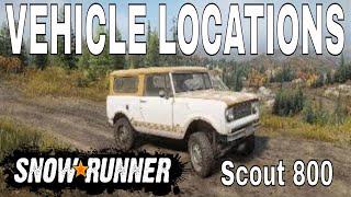 Snowrunner Vehicle Locations PS4 International Scout 800 location