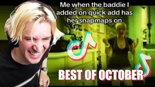 THE BEST OF OCTOBER | XQC TIKTOK COMPLIATION