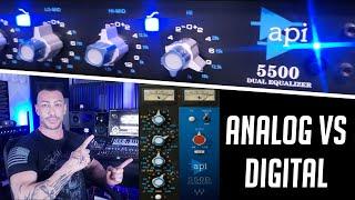 API 5500 Analog Mastering EQ vs Plugin